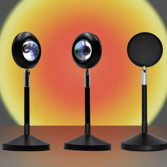 Limifo sunset projector lamp casting a warm orange glow